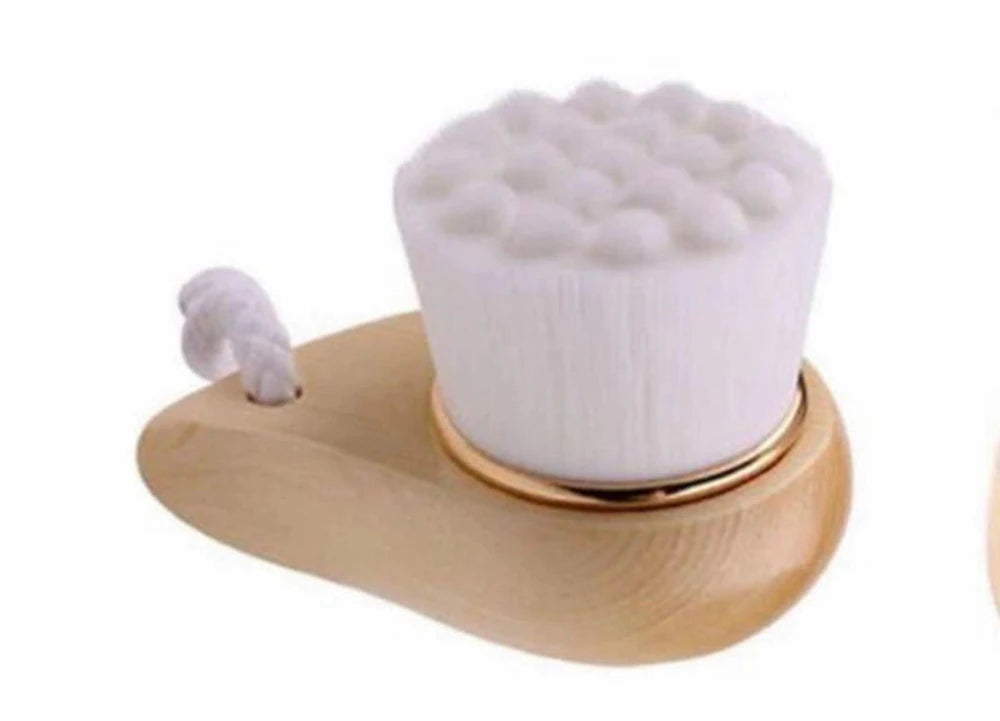 Bamboo Facial Exfoliating Brush Soft Superfine Fibers Pore Cleansing Brighten BandsCo Straps