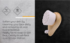 Bamboo Facial Exfoliating Brush Soft Superfine Fibers Pore Cleansing Brighten BandsCo Straps