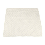 Bamboo Muslin Baby Blanket Watercolor Star 47x47 White