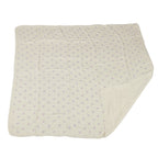 Bamboo Muslin Baby Blanket Watercolor Star 47x47 White