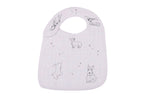 Bamboo Muslin Baby Snap Bibs 3 Pack Dandelion Print