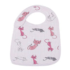 Bamboo Muslin Baby Snap Bibs 3 Pack Dandelion Print