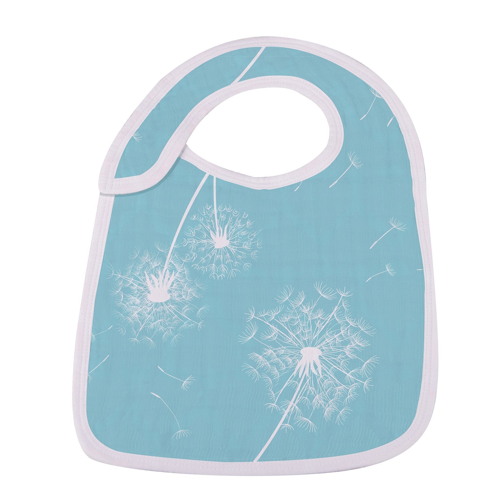 Bamboo Muslin Baby Snap Bibs 3 Pack Dandelion Print