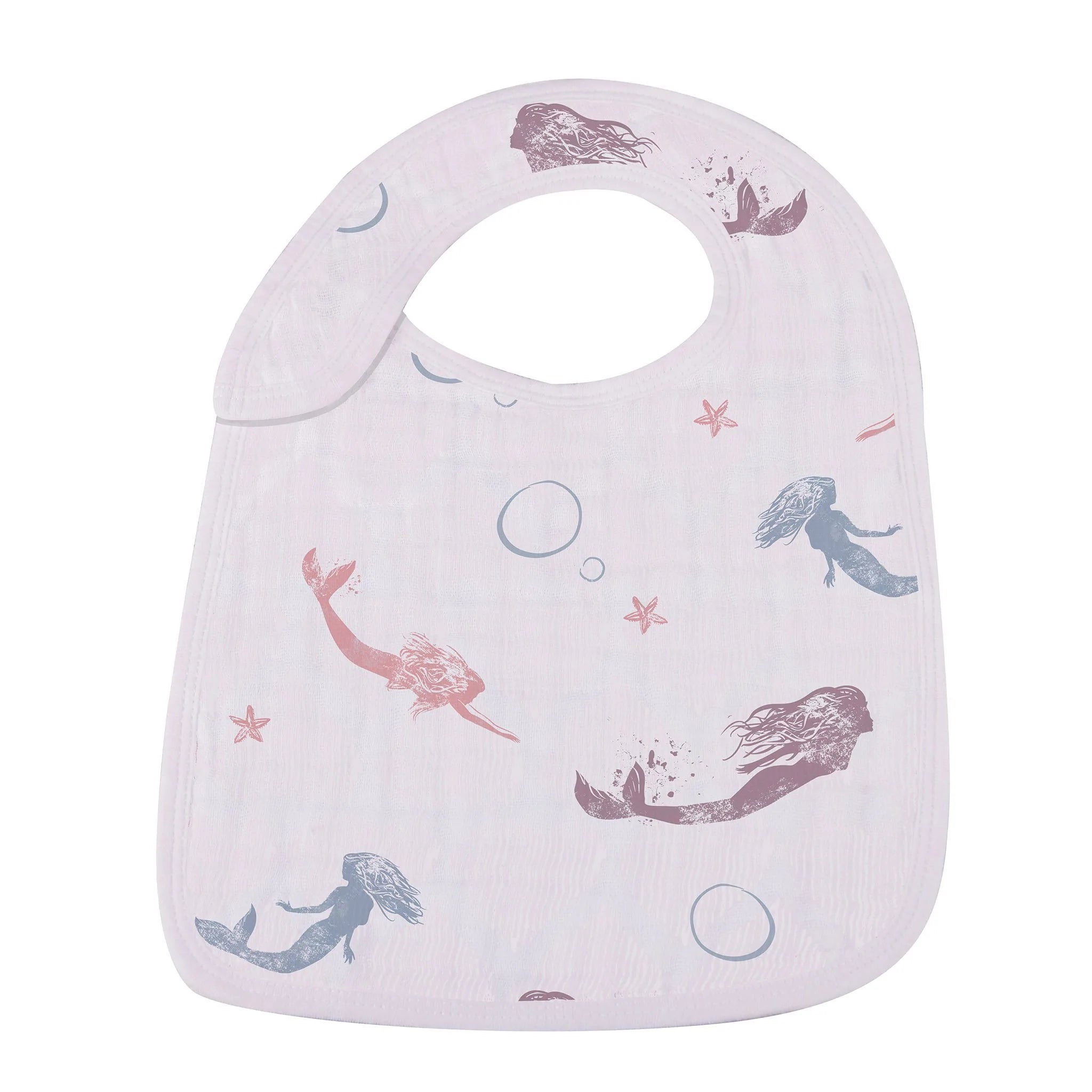 Bamboo Muslin Snap Bibs Under The Sea 3 Pack Soft Absorbent