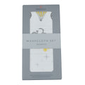 Bamboo Muslin Washcloths 3 Pack Travel Print Gentle