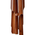Bamboo Wind Chimes Handmade Hanging Big Bell Soothing Melodic Tones Indoor Outdoor Wall Hanging Wind Chimes Great As A Gift For Balcony Home Yard Garden Decorations For Mom Stevvex