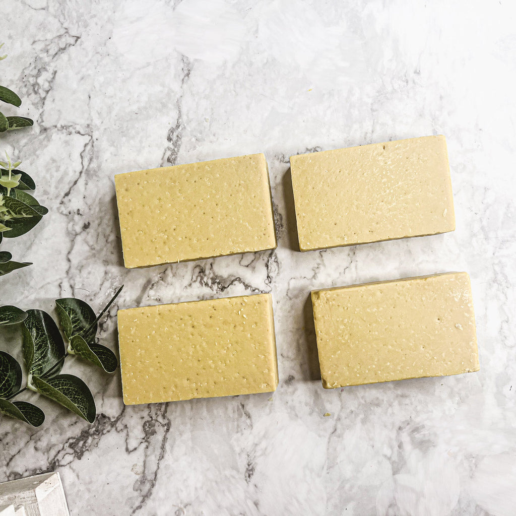 Banana Coconut Sea Salt Scrub - Exfoliating Body & Hair Polish With Kiwi BandsCo Straps