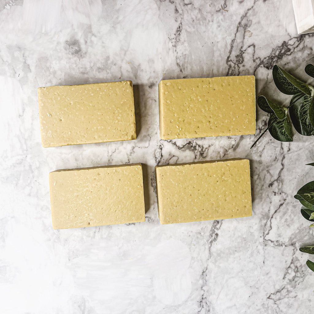 Banana Coconut Sea Salt Scrub - Exfoliating Body & Hair Polish With Kiwi BandsCo Straps