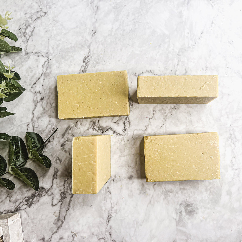 Banana Coconut Sea Salt Scrub - Exfoliating Body & Hair Polish With Kiwi BandsCo Straps