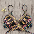 Bandage Bikini String Strappy Swim Wear Bathing Suit Swimsuit Beachwear Swimwear Women Bikini Women's Halter Bandage Bikini Strappy Bottom Two Piece Swimsuits Stevvex