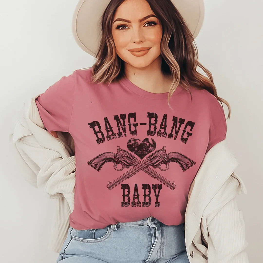 Bang Bang Baby Tee Peachy Sunday
