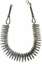 Baroque Charm Choker Necklace Vintage Silver Statement