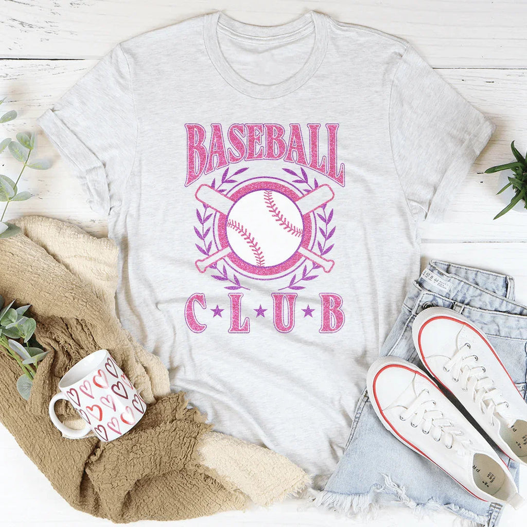 Baseball Club Tee Peachy Sunday