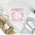 Baseball Mom Social Club Tee Peachy Sunday