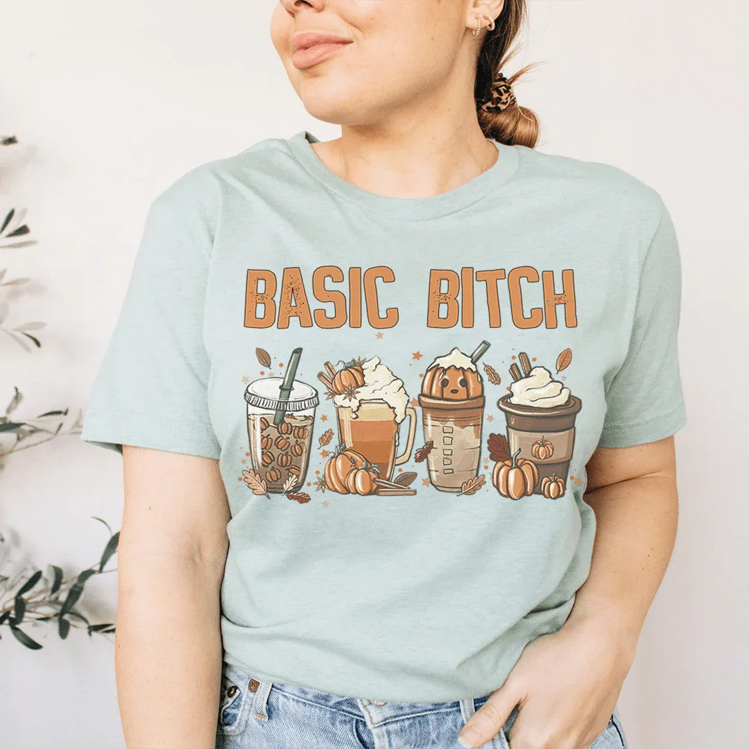 Basic B Fall Tee Peachy Sunday