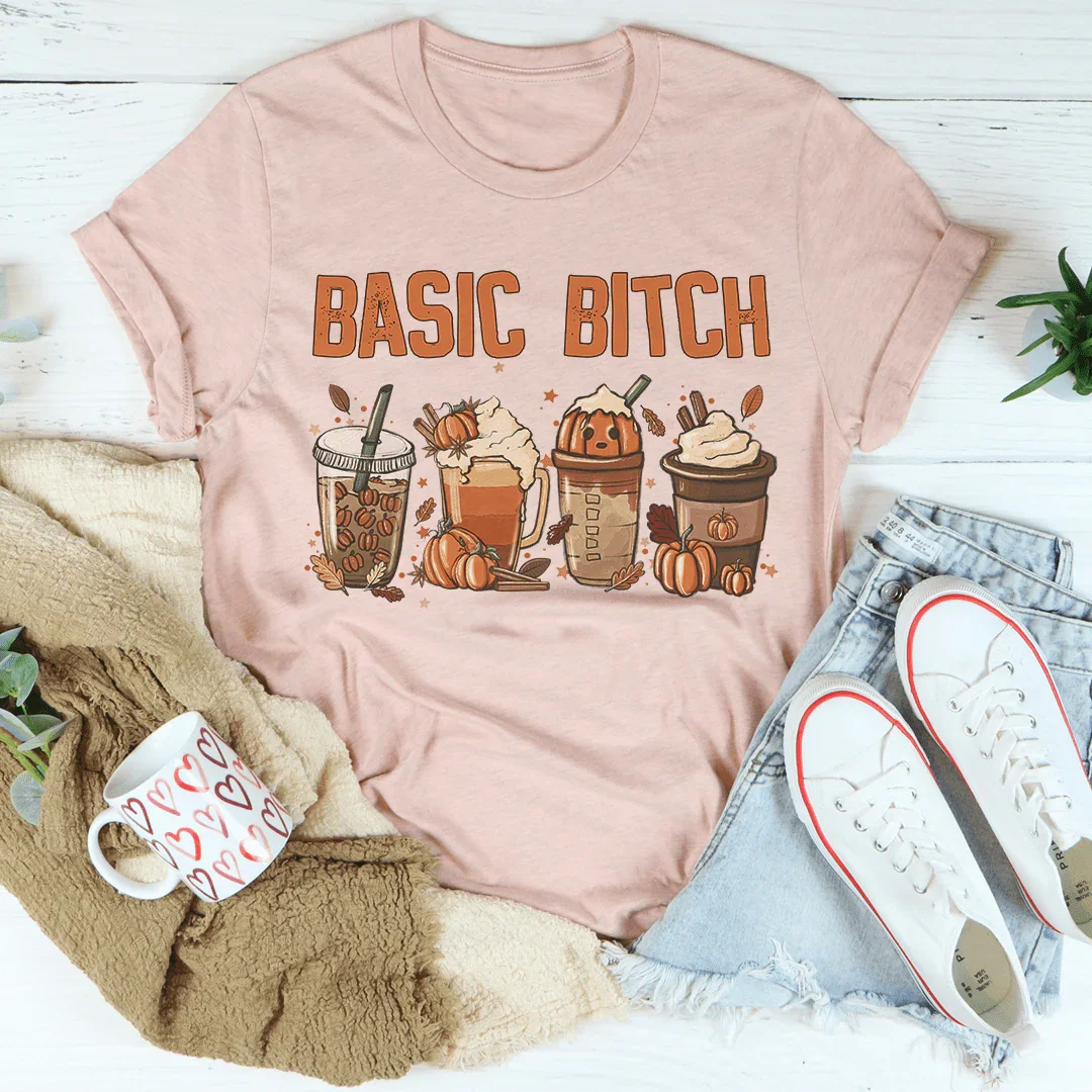 Basic B Fall Tee Peachy Sunday