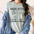 Basic B Season Is Coming Tee Peachy Sunday