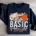 Basic & Blessed Sweatshirt Peachy Sunday
