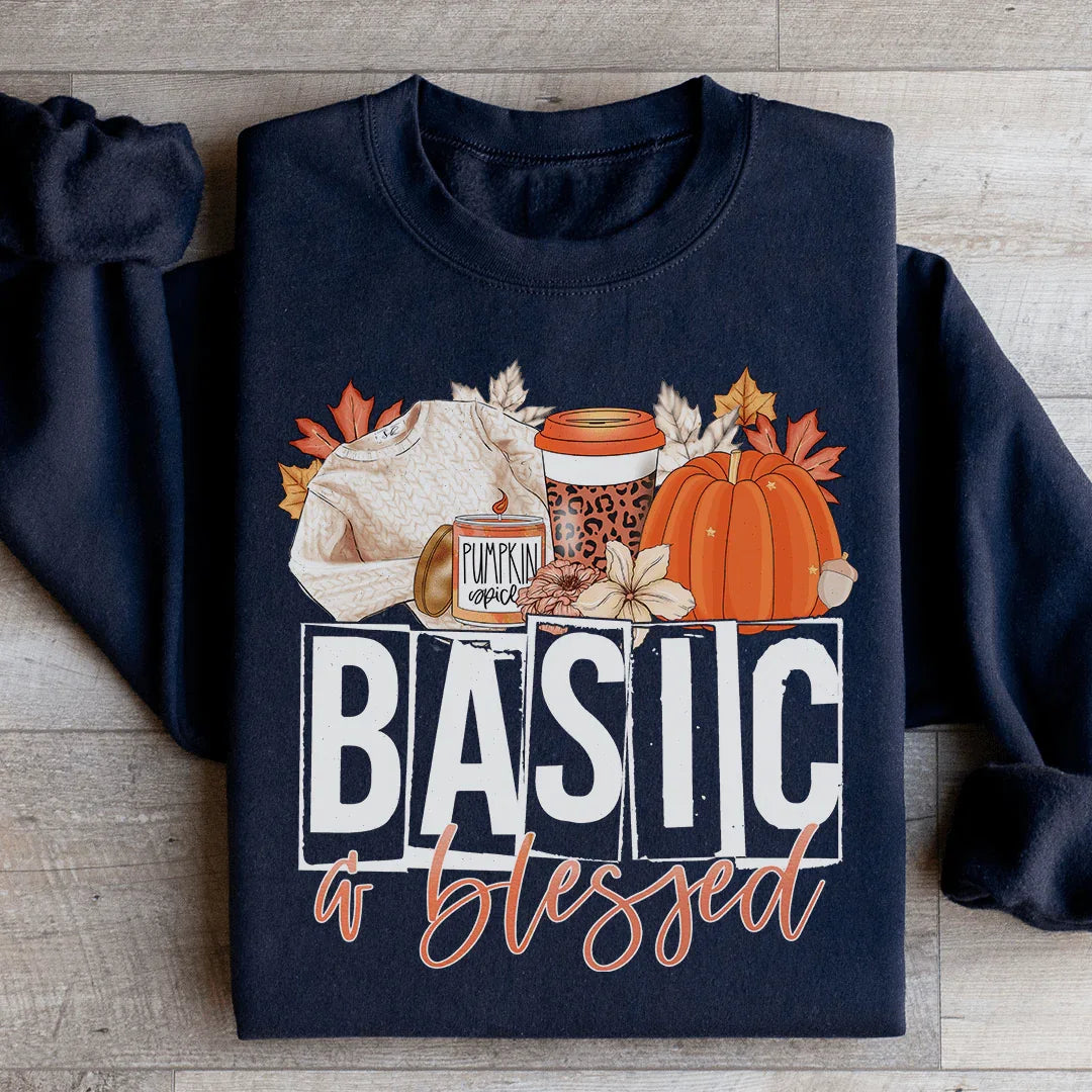 Basic & Blessed Sweatshirt Peachy Sunday