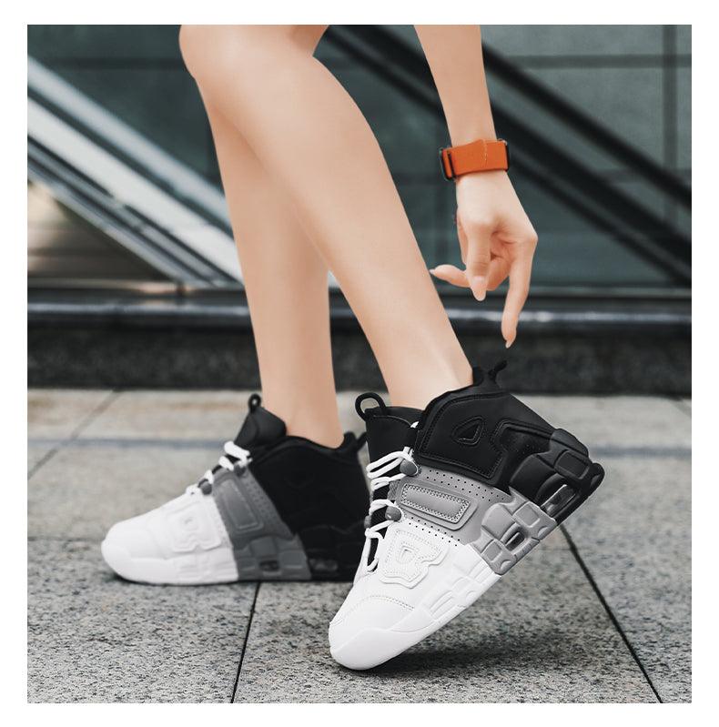 Basketball Mens Sneakers Sports Lace-up Outdoor Shoes For Men Luxury Design Men's Air Shoes Fashion Running Sneakers Non Slip Tennis Sport Athletic Walking Basketball Sneakers Stevvex