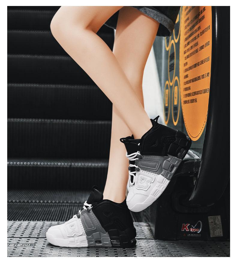 Basketball Mens Sneakers Sports Lace-up Outdoor Shoes For Men Luxury Design Men's Air Shoes Fashion Running Sneakers Non Slip Tennis Sport Athletic Walking Basketball Sneakers Stevvex