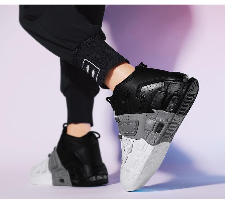 Basketball Mens Sneakers Sports Lace-up Outdoor Shoes For Men Luxury Design Men's Air Shoes Fashion Running Sneakers Non Slip Tennis Sport Athletic Walking Basketball Sneakers Stevvex