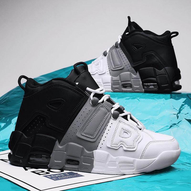 Basketball Mens Sneakers Sports Lace-up Outdoor Shoes For Men Luxury Design Men's Air Shoes Fashion Running Sneakers Non Slip Tennis Sport Athletic Walking Basketball Sneakers Stevvex