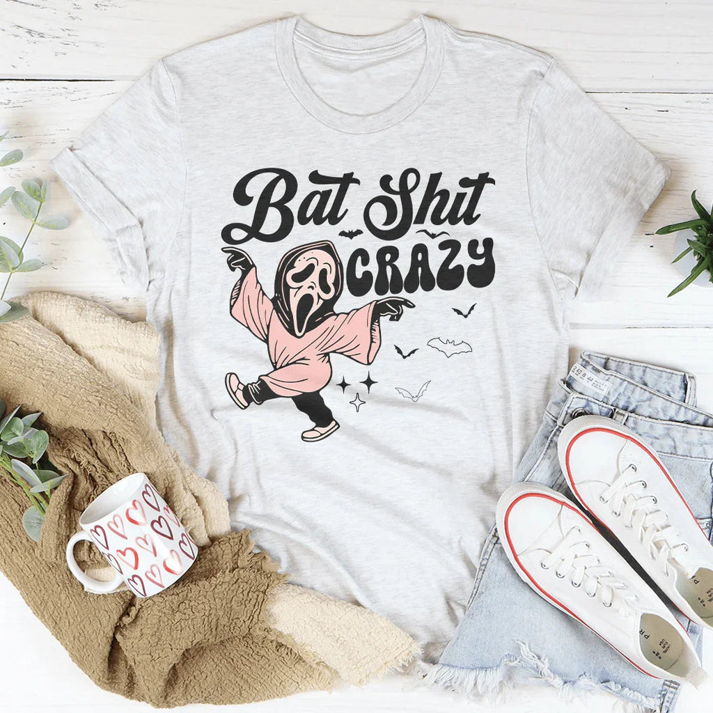 Bat Shit Crazy Tee Peachy Sunday
