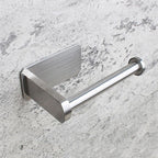Bathroom Roll Paper Accessories Wall-Mounted Toilet Paper Holder Stainless Steel Kitchen Paper Towel Household Accessories Toilet Paper Holder Self Adhesive Bathroom Paper Towel Roll Holder Wall Moun Stevvex
