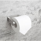 Bathroom Roll Paper Accessories Wall-Mounted Toilet Paper Holder Stainless Steel Kitchen Paper Towel Household Accessories Toilet Paper Holder Self Adhesive Bathroom Paper Towel Roll Holder Wall Moun Stevvex