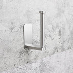 Bathroom Roll Paper Accessories Wall-Mounted Toilet Paper Holder Stainless Steel Kitchen Paper Towel Household Accessories Toilet Paper Holder Self Adhesive Bathroom Paper Towel Roll Holder Wall Moun Stevvex