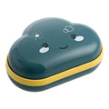 Bathroom Soap Dish Box Cute Cartoon Clouds Soap Holder Home Shower Travel Container Soap Tray Drainer Box Bathroom Accessories Soap Dish with Drain Soap Holder Soap Saver Easy Cleaning Dry Stop  Soap Stevvex