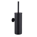 Bathroom Toilet Brush Holder Matt Black  Stainless Steel Toilet Brush Wall Mounted For Bathroom Storage And Organization Toilet Bowl Brush with Stainless Steel Handle Durable Bristles Deep Cleaning Compact Bathroom Brush Save Space Good Grip Stevvex