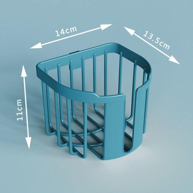 Bathroom Toilet Paper Holder Punch-free Waterproof Storage Box Toilet Paper Storage Rack Paper Towel Kitchen Storage Accessories Waterproof Toilet Paper Holder Wall Mounted Punch Free Paper Dispenser Transparent Storage Box Bathroom Kitchen Supply Stevvex