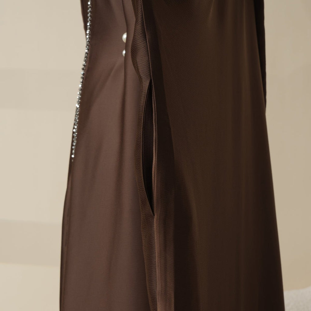 Batwing Abaya With Matching Hijab | Batwing Sleeve Abaya (MA041) Mariam's Collection