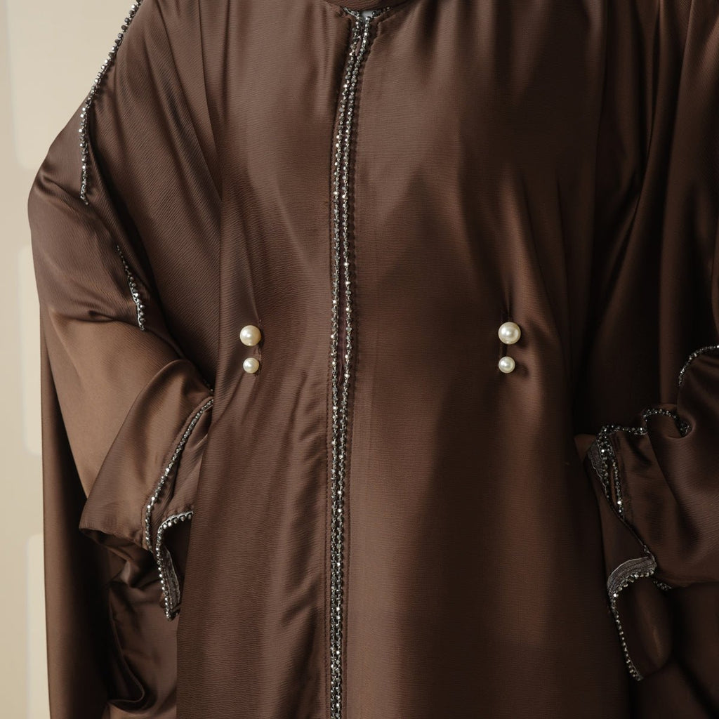 Batwing Abaya With Matching Hijab | Batwing Sleeve Abaya (MA041) Mariam's Collection
