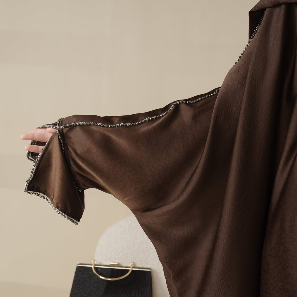 Batwing Abaya With Matching Hijab | Batwing Sleeve Abaya (MA041) Mariam's Collection