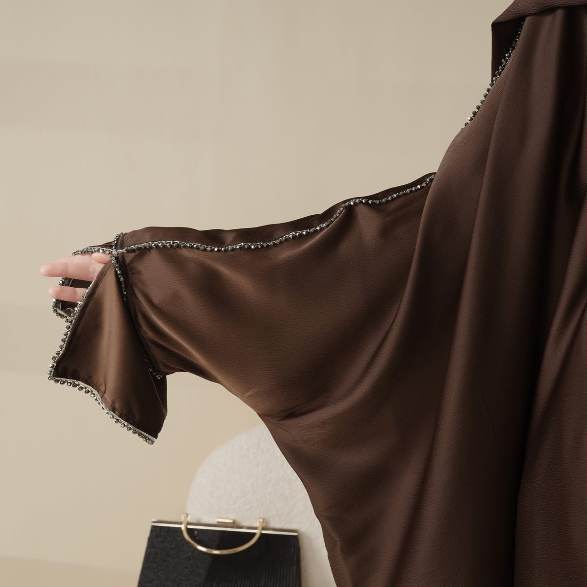Batwing Abaya With Matching Hijab | Batwing Sleeve Abaya (MA041) Mariam's Collection