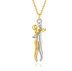 Love Hug Necklace Unisex Men Women Couple Jewelry Simple Temperament Clavicle Chain Valentines Day Lover Gift Pi-Mart