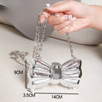 Metallic Mini Lipstick Bag, Girl Chain Butterfly Dinner Purse, Evening Purse, Evening Bags for Women Formal, Clutch Purse, Clutch Purse Casual, Clutch Purse Party, Prom Bag, - SJB-DIAMOND ELITES