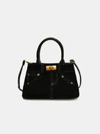 Stylish Suede Handbag – Adjustable Strap & Dual-Use Design