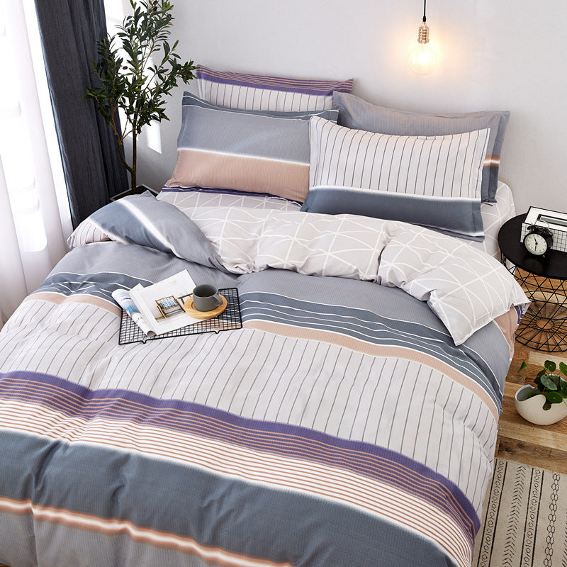 Winter Duvet Cover Four-piece Cotton Bedding Pi-Mart
