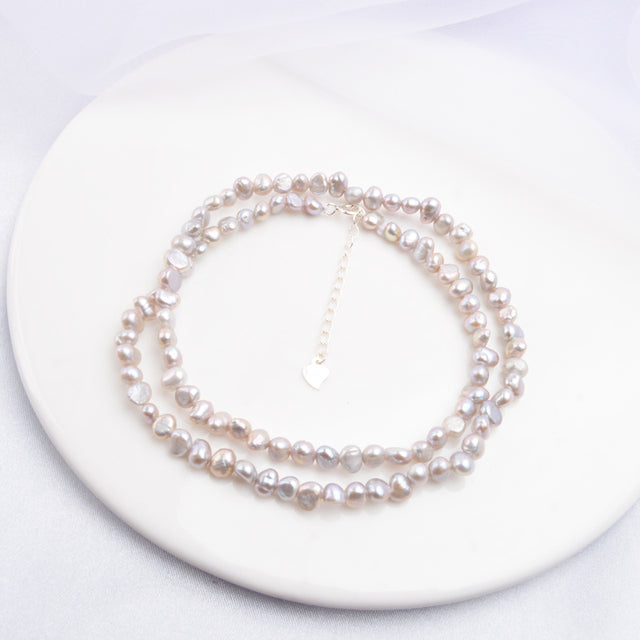 Natural Freshwater Pearl Necklace Pi-Mart