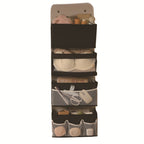 Dormitory multi-layer visual storage hanging bag foldable large-capacity item shelf wall-mounted layered hanging bag - SJB-DIAMOND ELITES