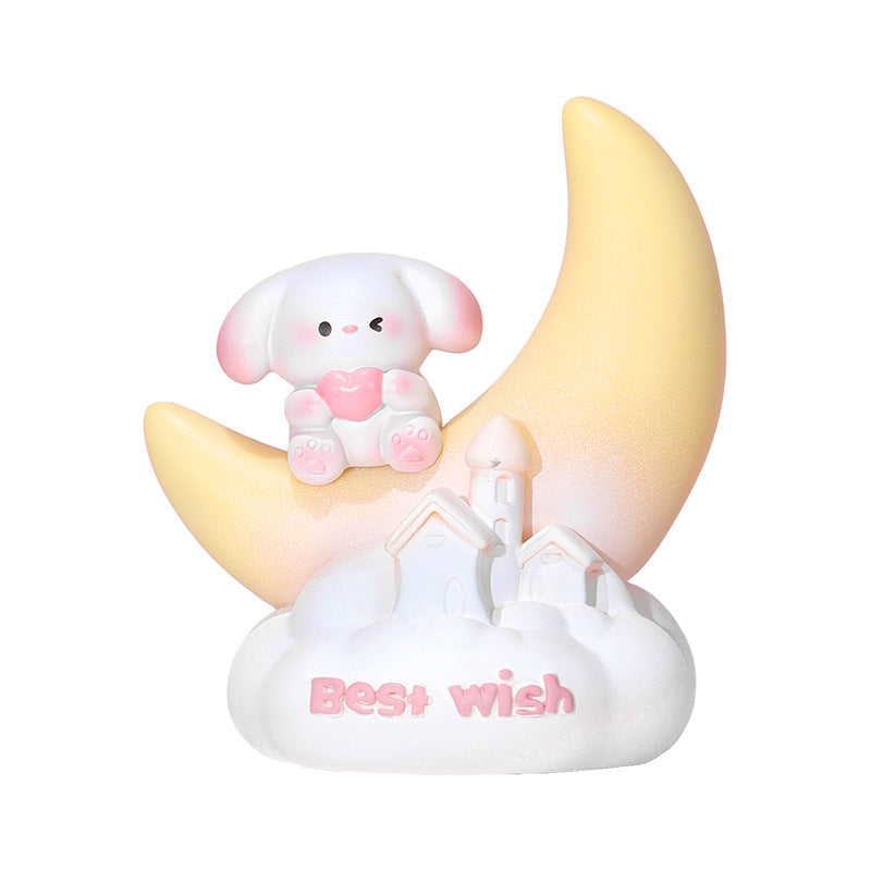 Sweet Puppy Small Night Lamp Cute Cartoon Pi-Mart