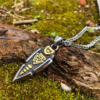 Spear Valknut Gungnir Viking Necklace Pi-Mart