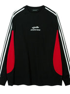 Men's Striped Long Sleeve Sweatshirt