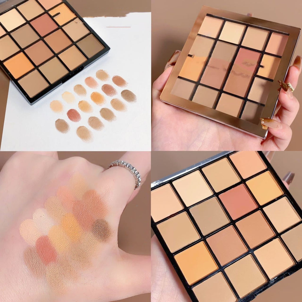 Matte Pearlescent Stage Makeup Eye Shadow Plate Pi-Mart
