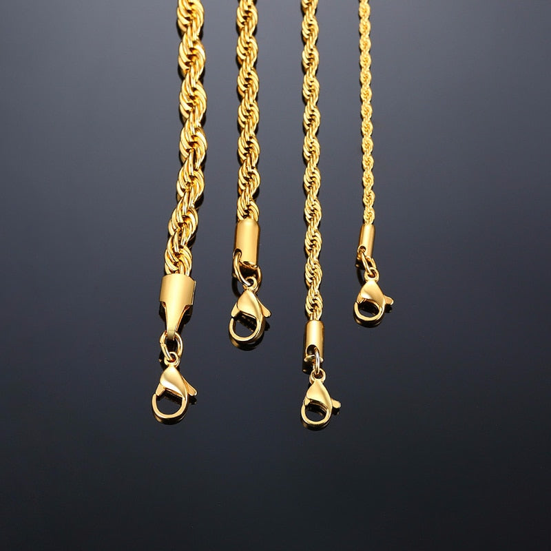 Minimalist Men Ropes Long Necklace Pi-Mart