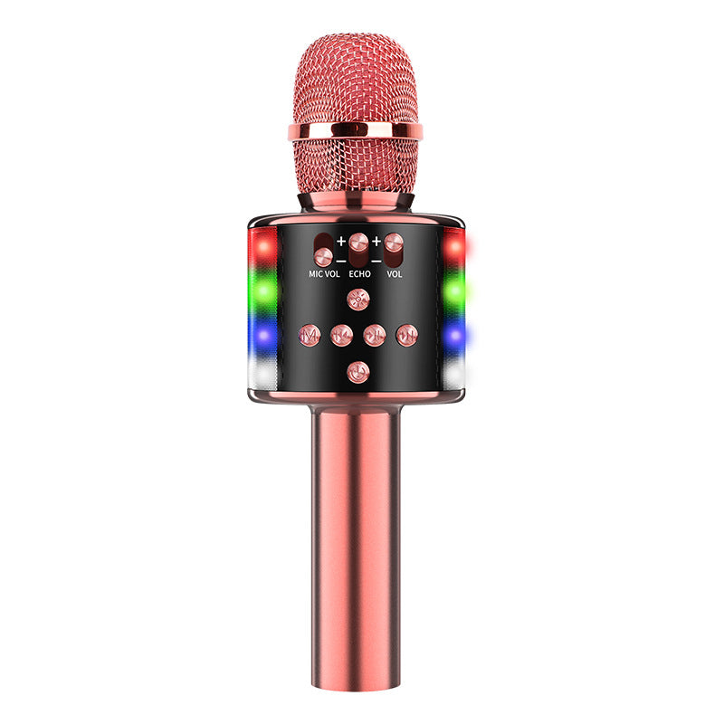 Wireless Bluetooth Colorful Light Microphone Pi-Mart